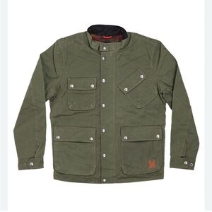 Iron & Resin Olive Men’s  Canvas Jacket